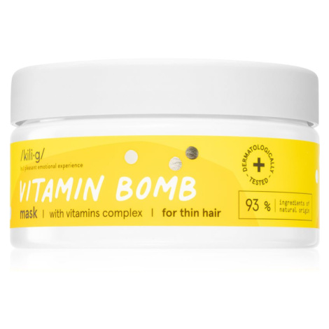 Kilig Vitamin Bomb hloubkově posilující maska na vlasy pro slabé vlasy 200 ml