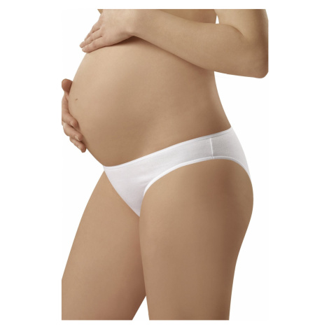 Těhotenské kalhotky Mama mini white - ITALIAN FASHION