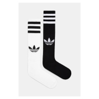 Ponožky adidas Originals 2-pack bílá barva, IW8610