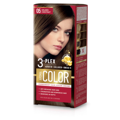 Barva na vlasy - zlatý kaštan č. 05 Aroma Color