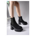Riccon Nyendorei Women's Heeled Boots 0012502 Black Suede.