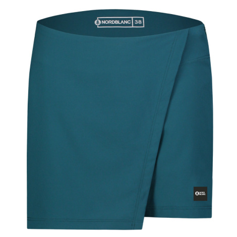 Nordblanc Certainity dámská outdoorová šortko-sukně tmavě zelená