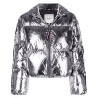 Tommy Hilfiger Jacket - GLOSS FOIL LOGO DOWN PUFFER JKT silver