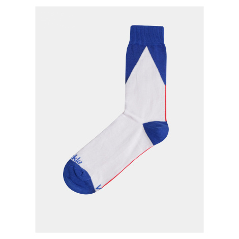 Bílo-modré hokejové ponožky Fusakle Vlajka CZ
