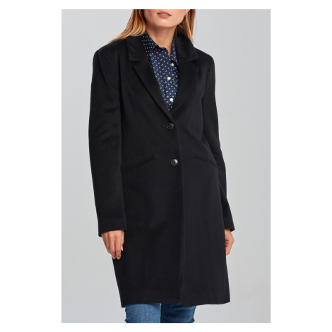 KABÁT GANT D1. CLASSIC TAILORED COAT černá