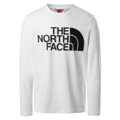 The North Face STANDARD M Pánské triko s dlouhým rukávem, bílá, velikost