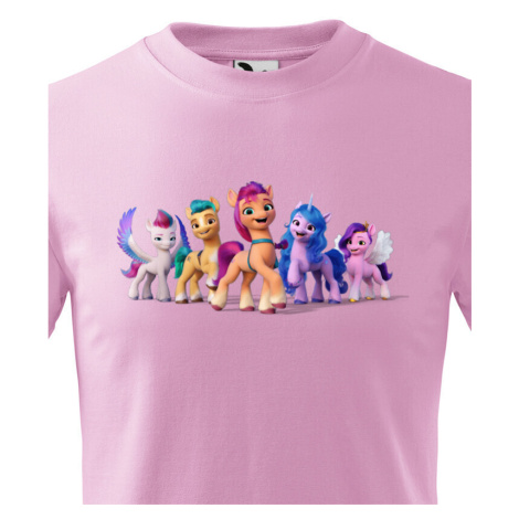 Dětské tričko s potiskem koníků - tričko pro milovníky poníků a koní BezvaTriko