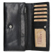 Dámská kožená peněženka Lagen Miala - černá