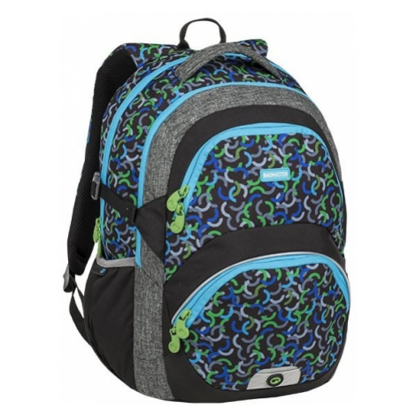 Bagmaster Školní batoh THEORY 9 E GREEN/BLUE/BLACK 24 l