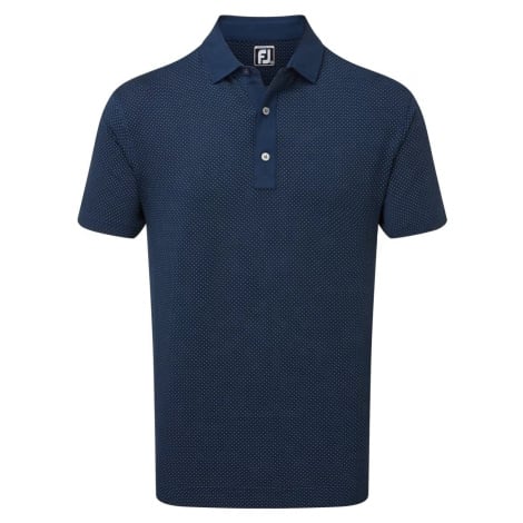 Footjoy Jacquard Dot Navy/White Polo košile