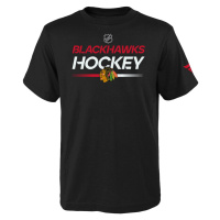 Chicago Blackhawks dětské tričko Apro Wordmark Ss Ctn Tee black