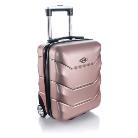 Rogal Růžový mini luxusní příruční kufr "Luxury" - S (25l)