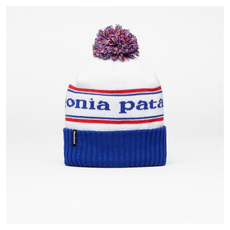 Patagonia Powder Town Beanie Blue/ White/ Red