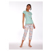 Trojdílné dámské pyžamo Cornette 665/280 Wake Up kr/r