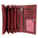 Sendi Design Dámská kožená peněženka B-2509 RFID červená