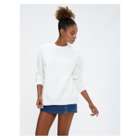 Koton Basic Sweatshirt Crew Neck Long Sleeve