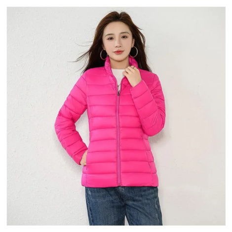 Dámská zimní bunda – zateplený krátký kabát slim