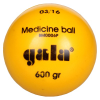 Medicinální míč GALA BM P 600 g plastový žlutý