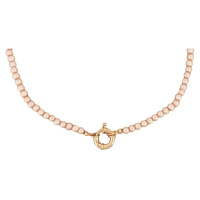 Náhrdelník Chocker Peach Pearls Planet Shop