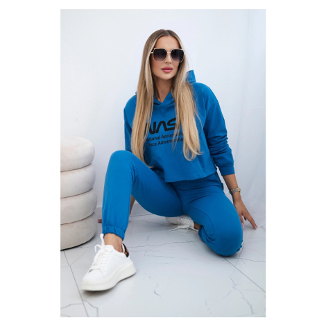 Set s potiskem džíny Kesi