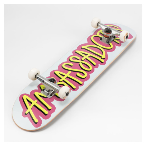 Ambassadors Komplet Skateboard Fresh bílý / růžový / žlutý