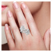 Stříbrný univerzální prsten květiny FanTurra