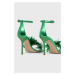 Kožené sandály Liu Jo Camelia Leonie Hanne zelená barva