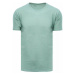 Buďchlap Módní světle zelené tričko s krátkým rukávem