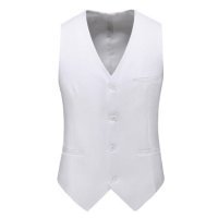 Formální pánská vesta s obleku slim na knoflíky