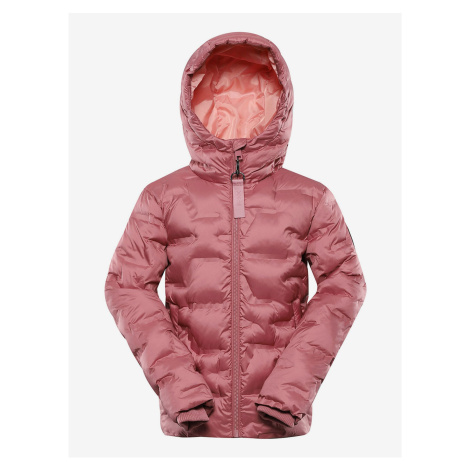 Růžová dětská zimní bunda NAX RAFFO