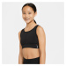 Nike dívčí podprsenka Swoosh CZ4150-010 černá