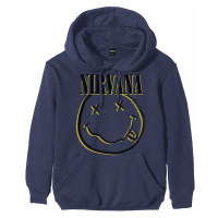 Nirvana mikina, Inverse Smiley Navy, pánská