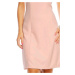 Společenské šaty značkové střih s ozdobnými zipy na ramenou růžové Růžová / XL model 15042793 - 
