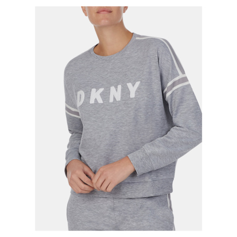 Šedé tričko DKNY