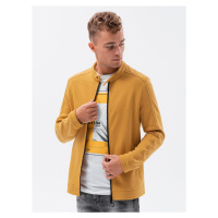 Pánská mikina zip // B1071 - yellow