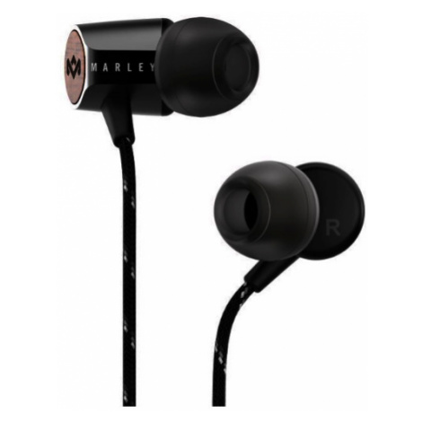 MARLEY Uplift 2.0 - Signature Black, sluchátka do uší s ovladačem a mikrofonem