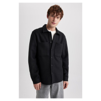 DEFACTO Regular Fit Long Sleeve Shirt Jacket