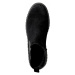 Černé kotníkové boty s gumovou vsadkou Jane Klain