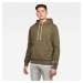 G-STAR Sweatshirt - Originals backpanel gr hdd r sw l\s olive-brown