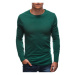 Deoti Pánské Basic tričko s dlouhým rukávem Fuerza tmavá zelená Zelená