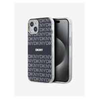 PC/TPU Repeat Pattern Tonal Stripe Magsafe Zadní Kryt pro iPhone 15 Black DKNY