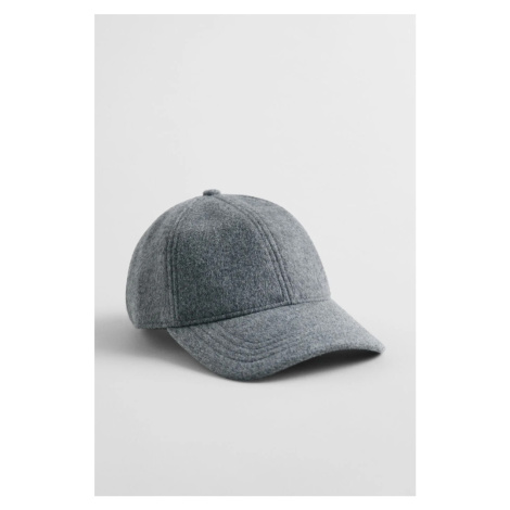 ČEPICE GANT LUSTROUS MELTON CAP DARK GREY MELANGE