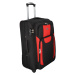 Cestovní kufr Afrika velikost M, černá-červená