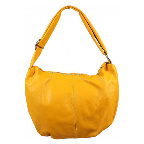 Žlutá kožená kabelka Gondola Gialla