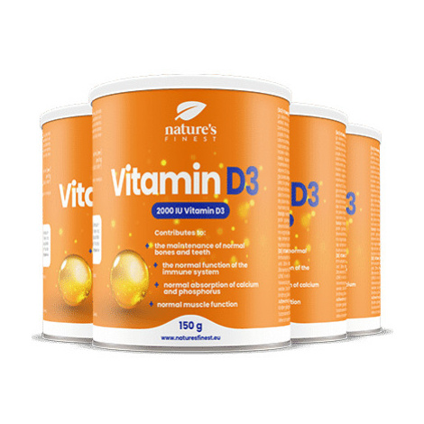 Vitamin D3 3+1 promoce| Kvalitní Vitamin D3 | "Sluneční vitamín" | Zdravé kosti | Zuby | Svaly |