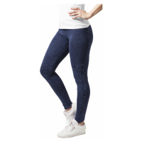 Ladies Denim Jersey Leggings - indigo