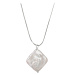 JwL Luxury Pearls Stříbrný náhrdelník s pravou perlou JL0392 (řetízek, přívěsek)