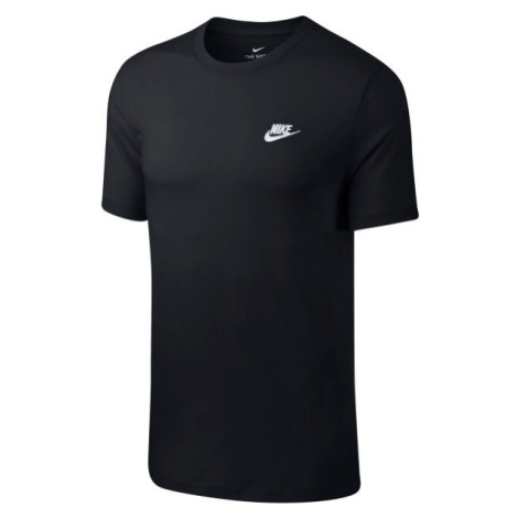 Nike SPORTSWEAR CLUB Pánské tričko, černá, velikost