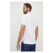 Bavlněné polo tričko Tommy Hilfiger bílá barva, s potiskem, MW0MW33587