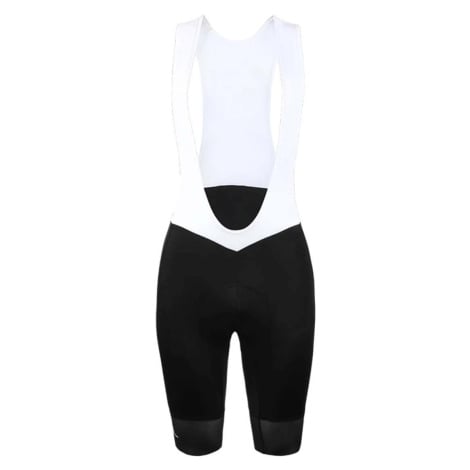 LE COL Cyklistické kalhoty krátké s laclem - PRO LEIGHTWEIGHT - bílá/černá